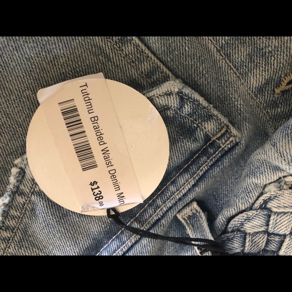 TULAROSA MINI SKIRT SIZE 28 - Picture 12 of 14